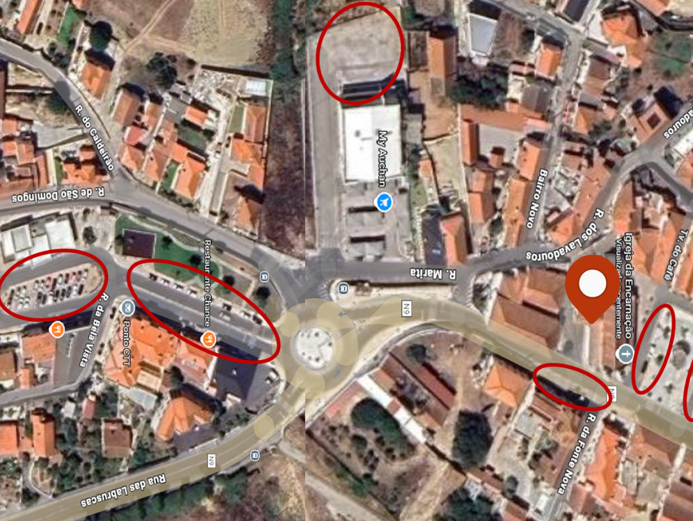 Mapa de estacionamento